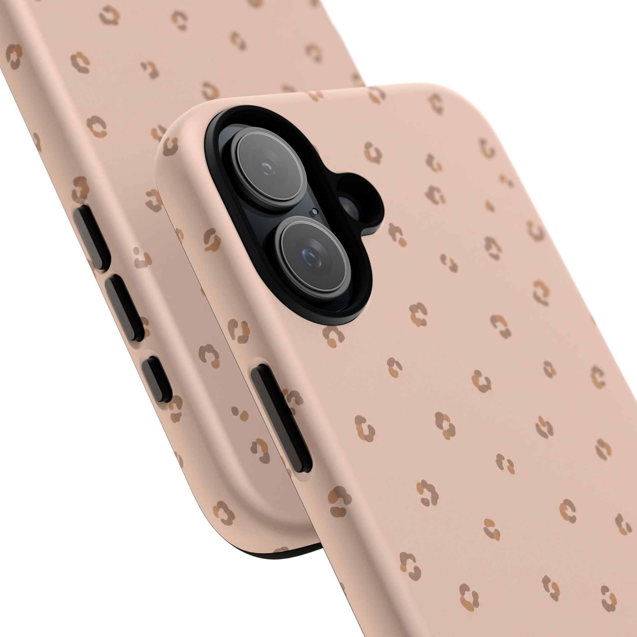 Pink Leopard Phone Case — Soft Blush