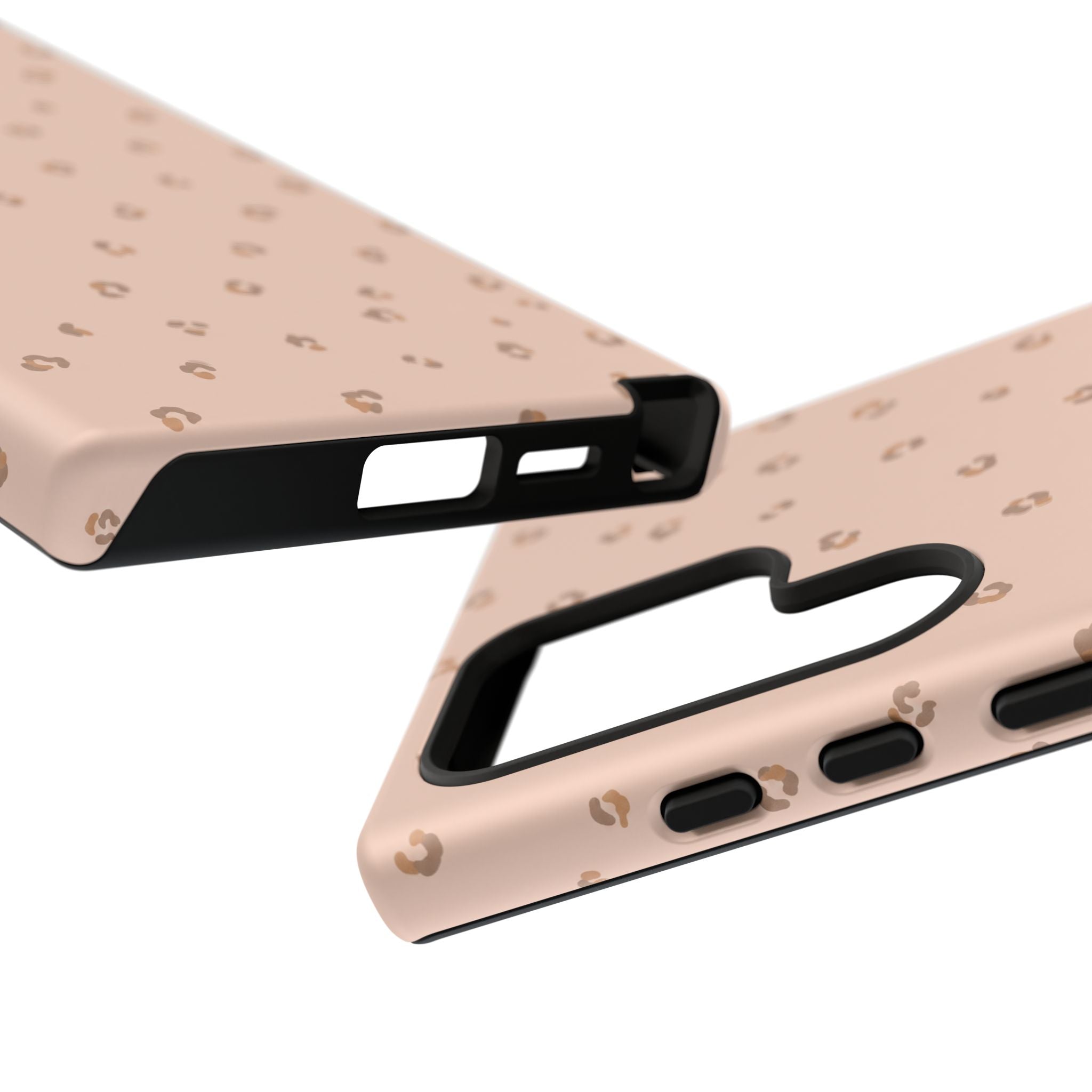 Pink Leopard Phone Case — Soft Blush