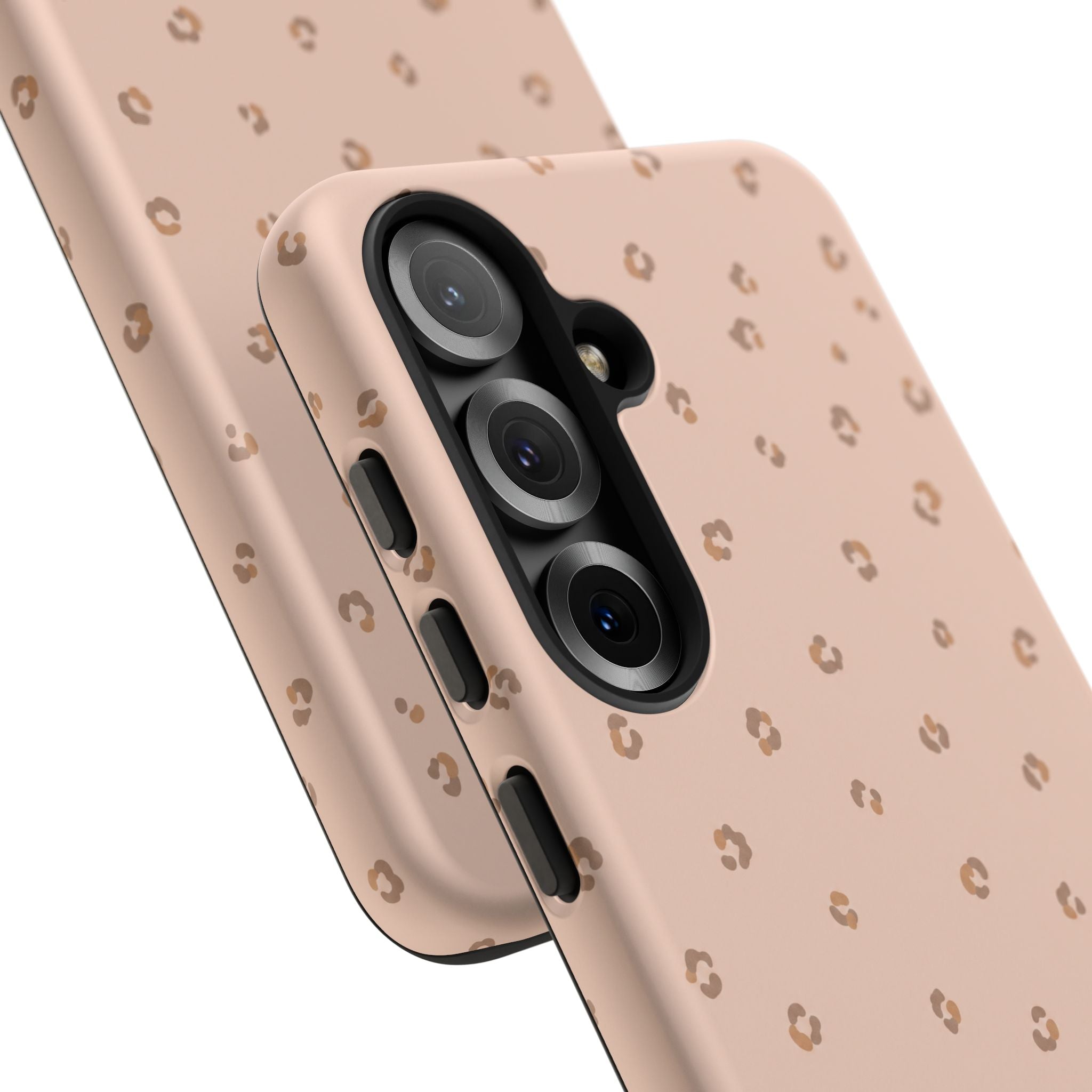 Pink Leopard Phone Case — Soft Blush