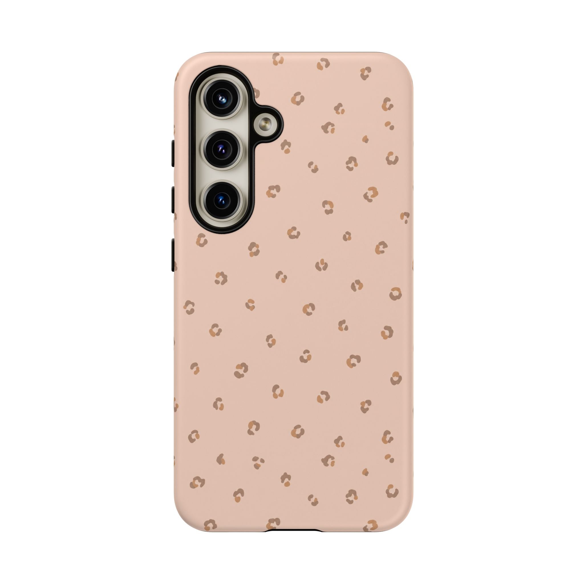 Pink Leopard Phone Case — Soft Blush