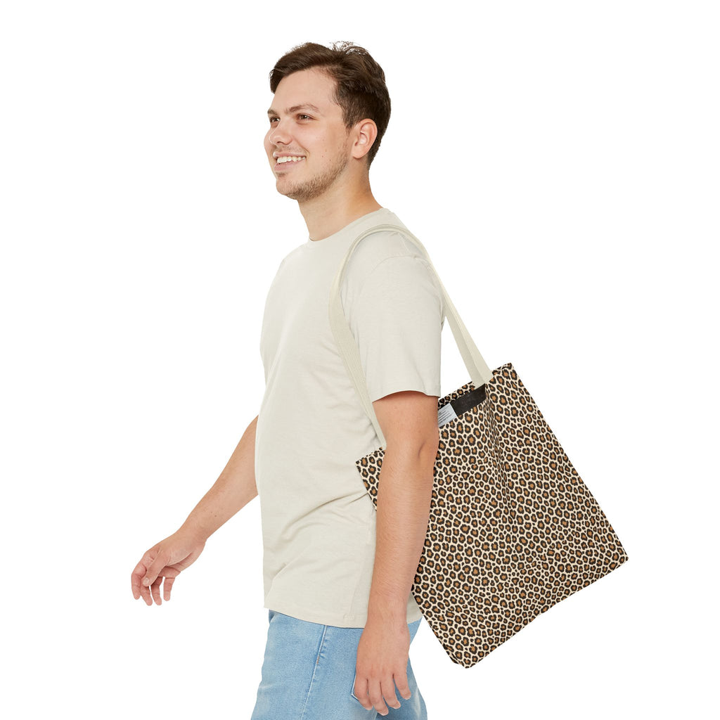 Leopard Print Tote Bag — Classic Cream
