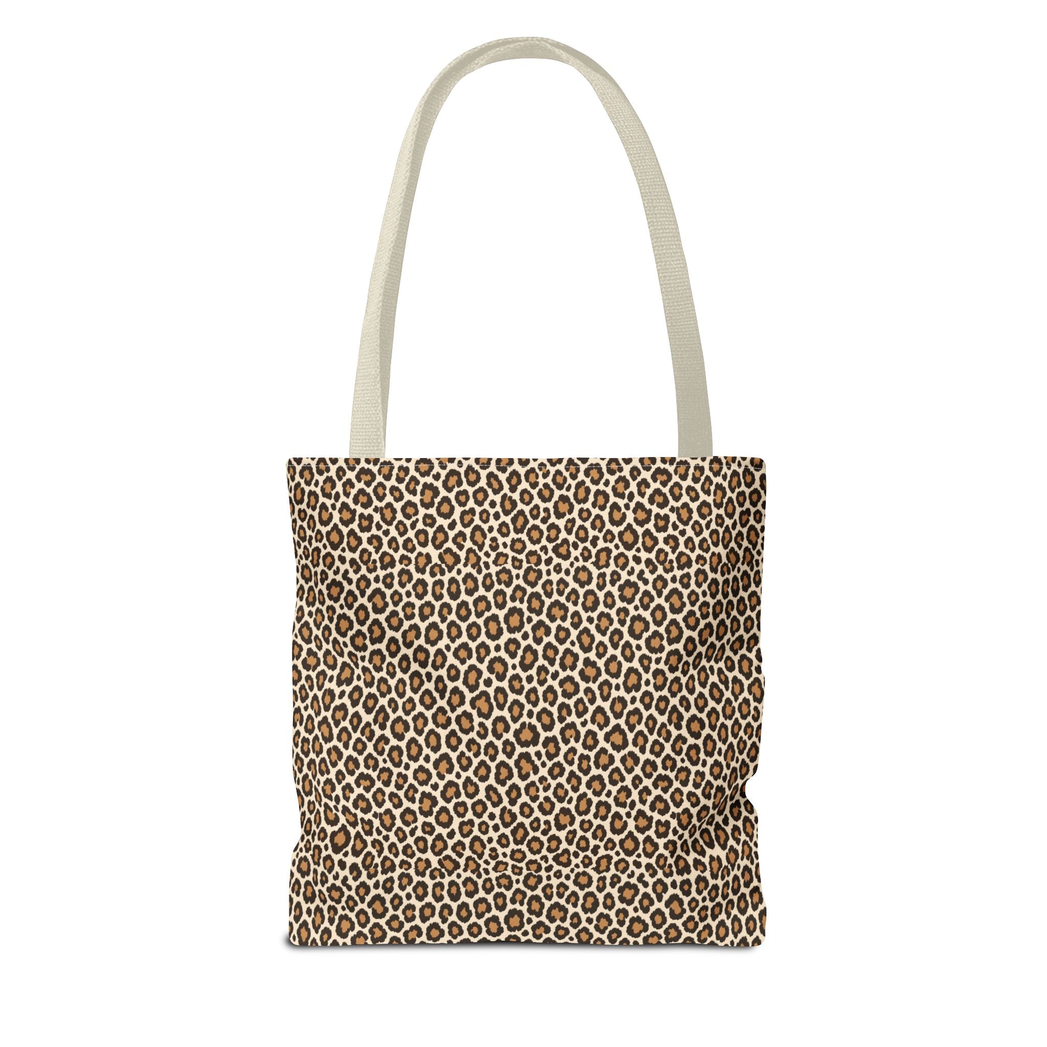 Leopard Print Tote Bag — Classic Cream