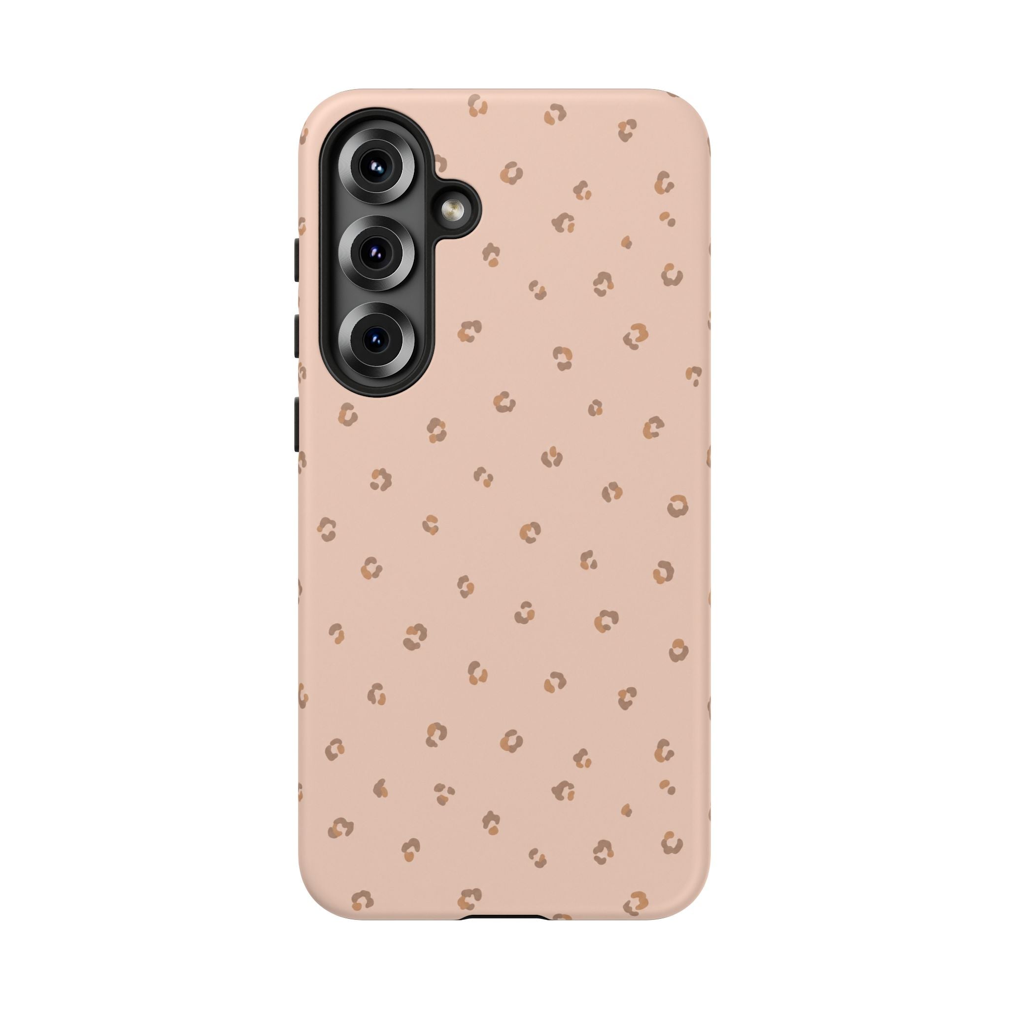 Pink Leopard Phone Case — Soft Blush