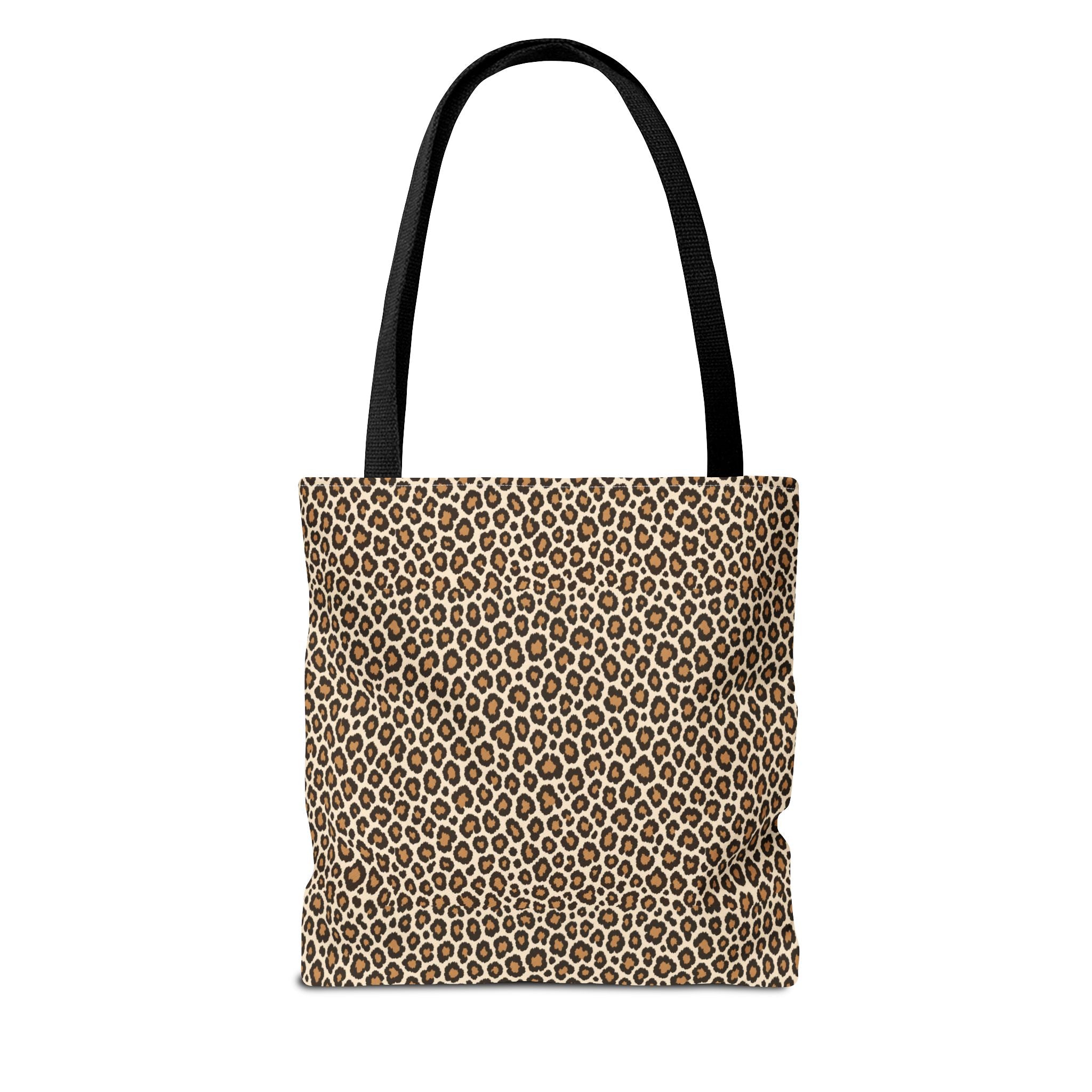 Leopard Print Tote Bag — Classic Cream