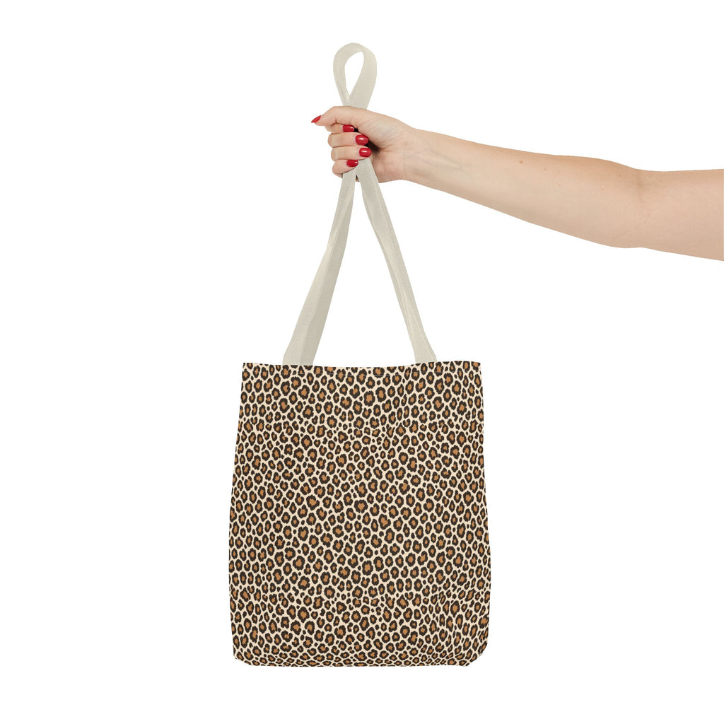 Leopard Print Tote Bag — Classic Cream