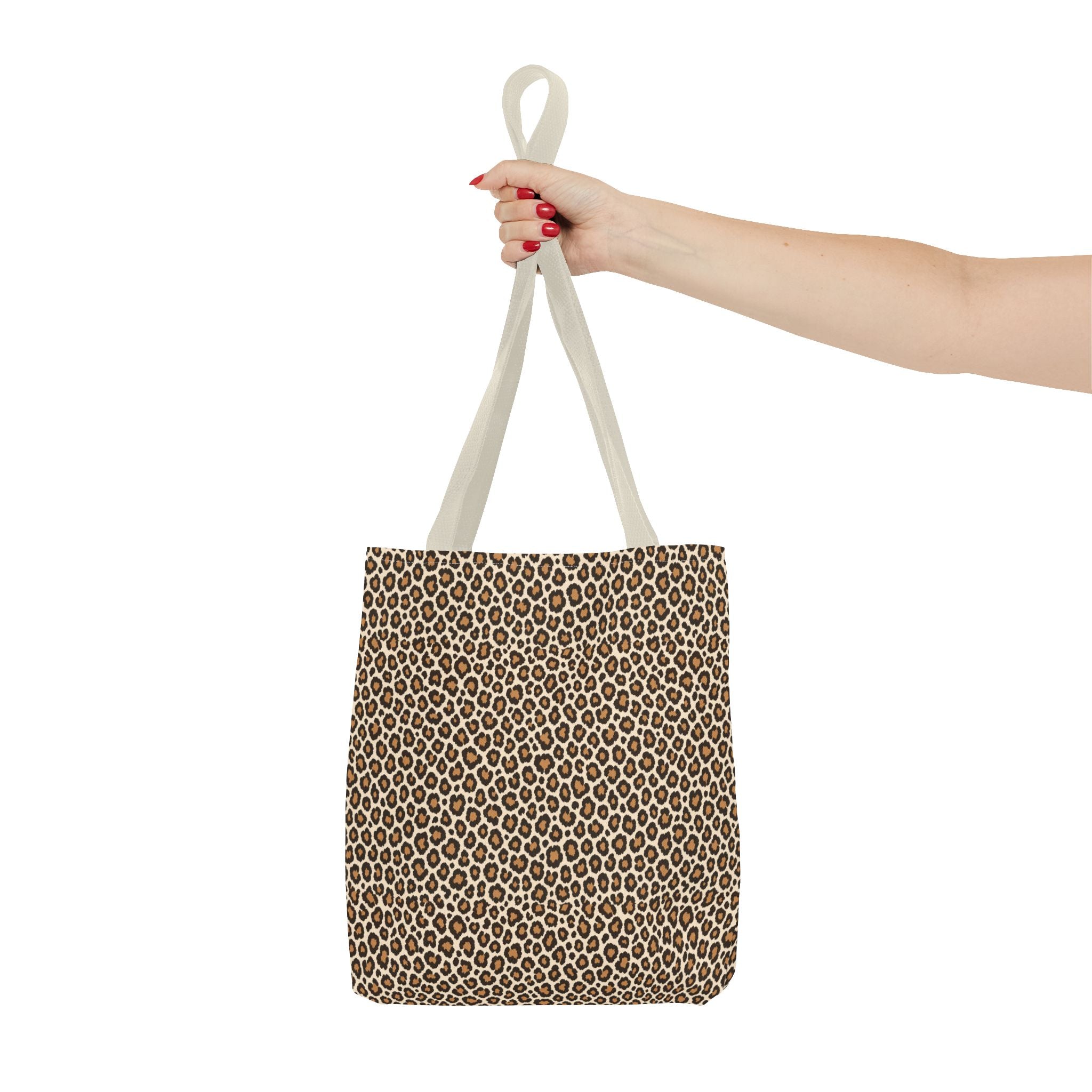 Leopard Print Tote Bag — Classic Cream