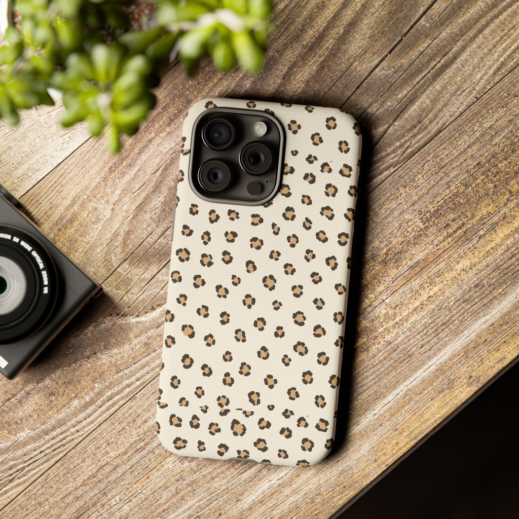 Cheetah Print Phone Case — Warm Neutral