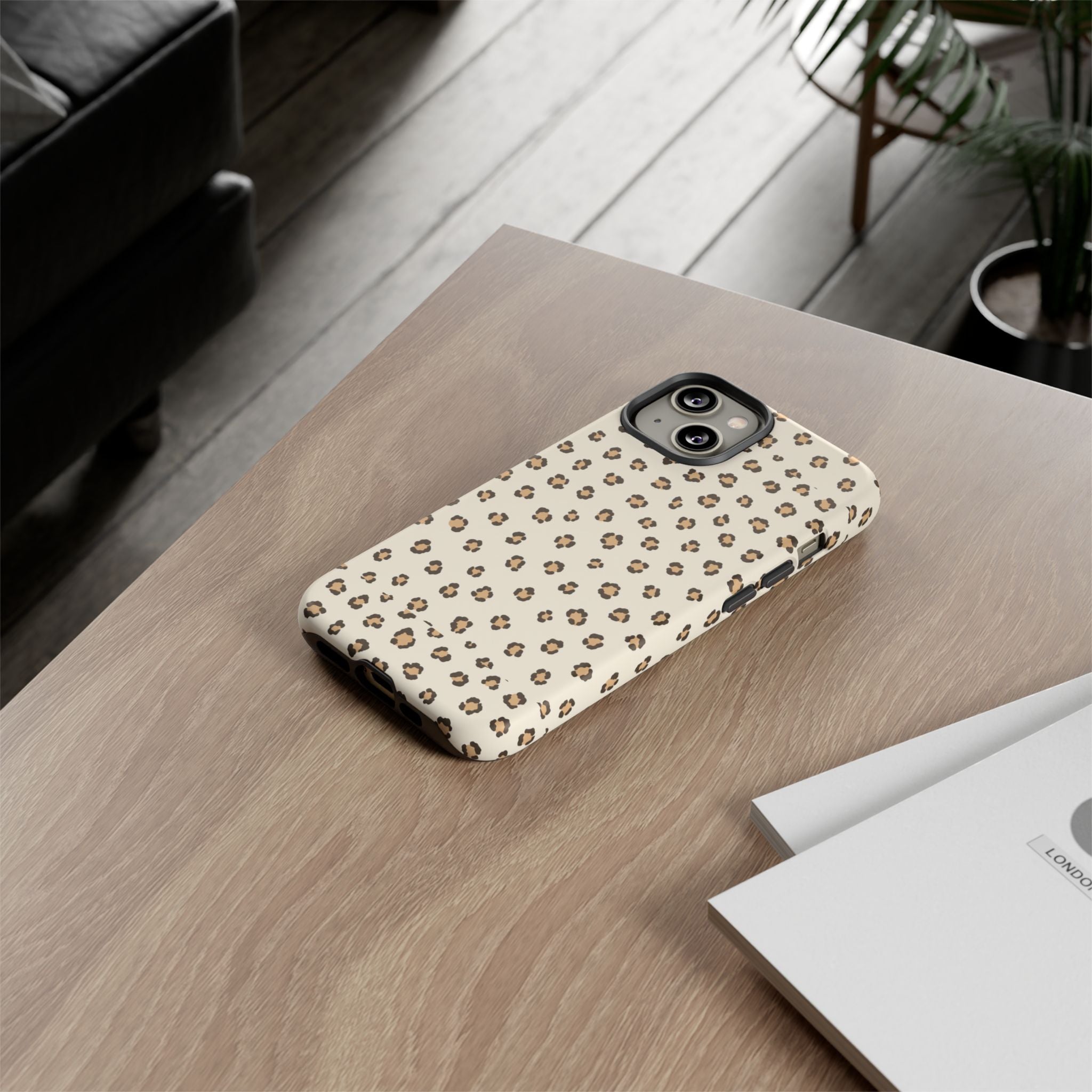 Cheetah Print Phone Case — Warm Neutral