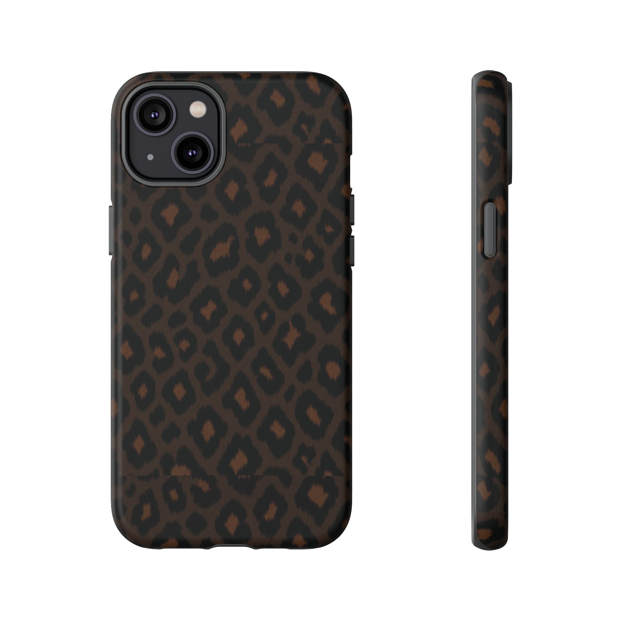 Black Leopard Phone Case — After Dark