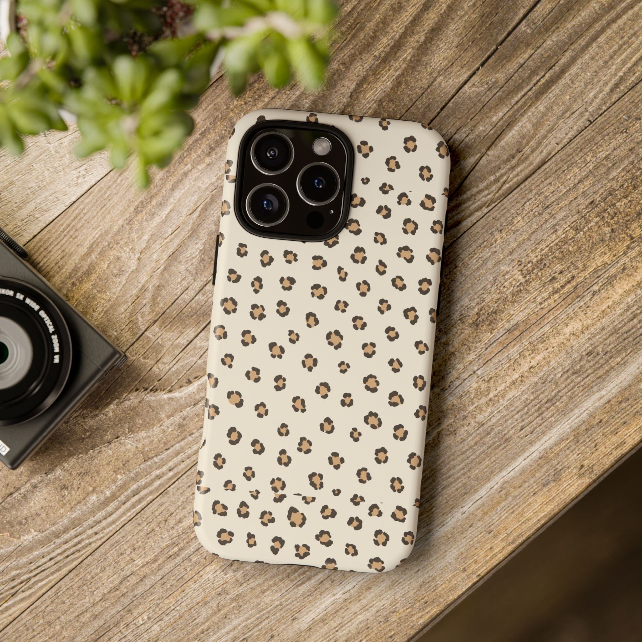Cheetah Print Phone Case — Warm Neutral