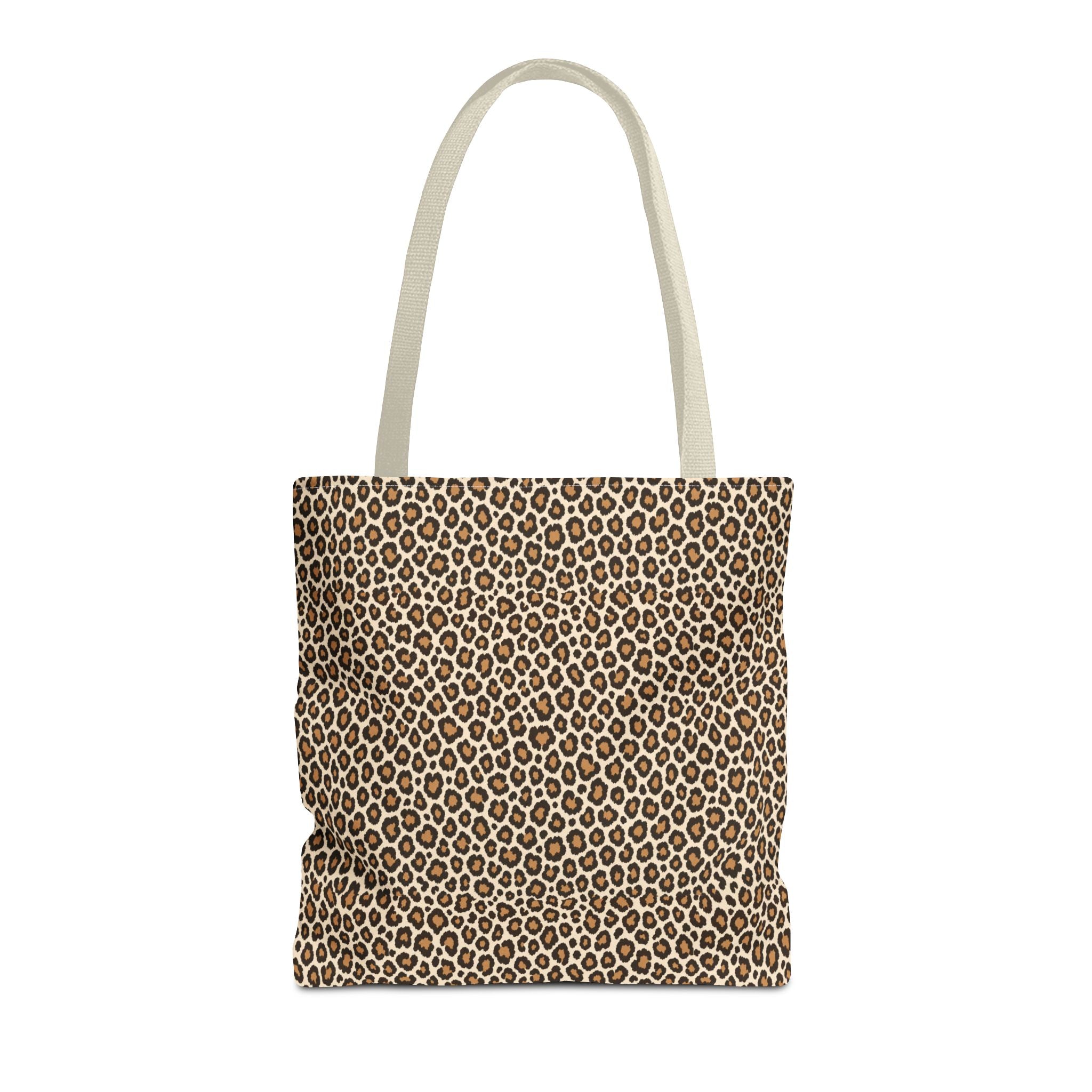 Leopard Print Tote Bag — Classic Cream