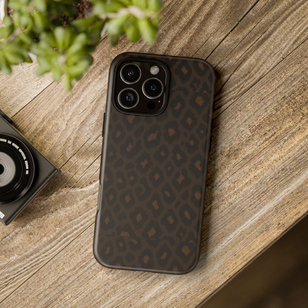 Black Leopard Phone Case — After Dark