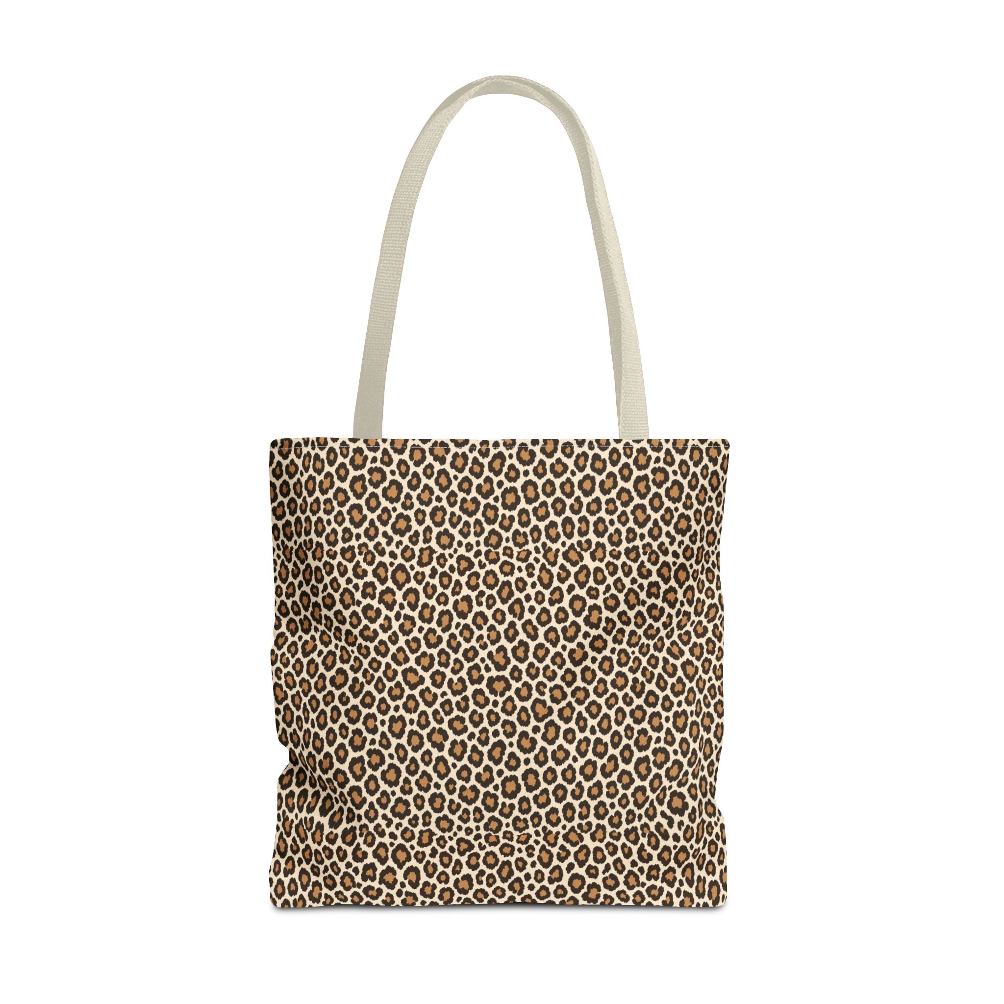 Leopard Print Tote Bag — Classic Cream