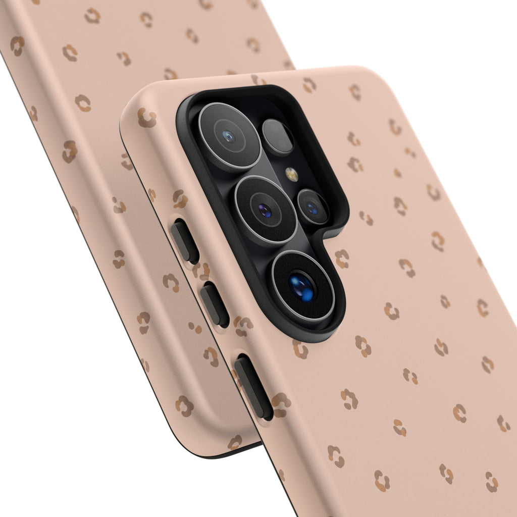 Pink Leopard Phone Case — Soft Blush