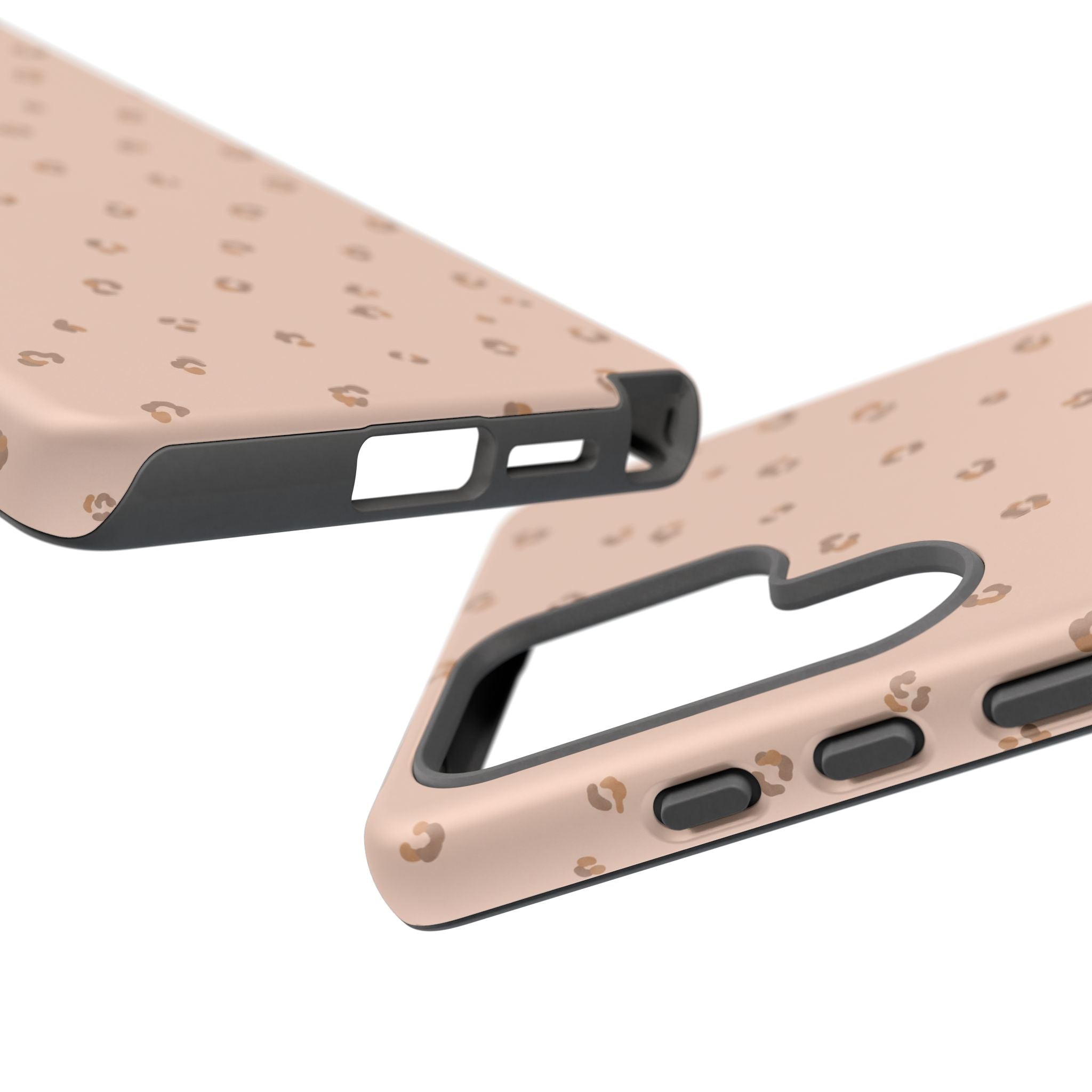 Pink Leopard Phone Case — Soft Blush