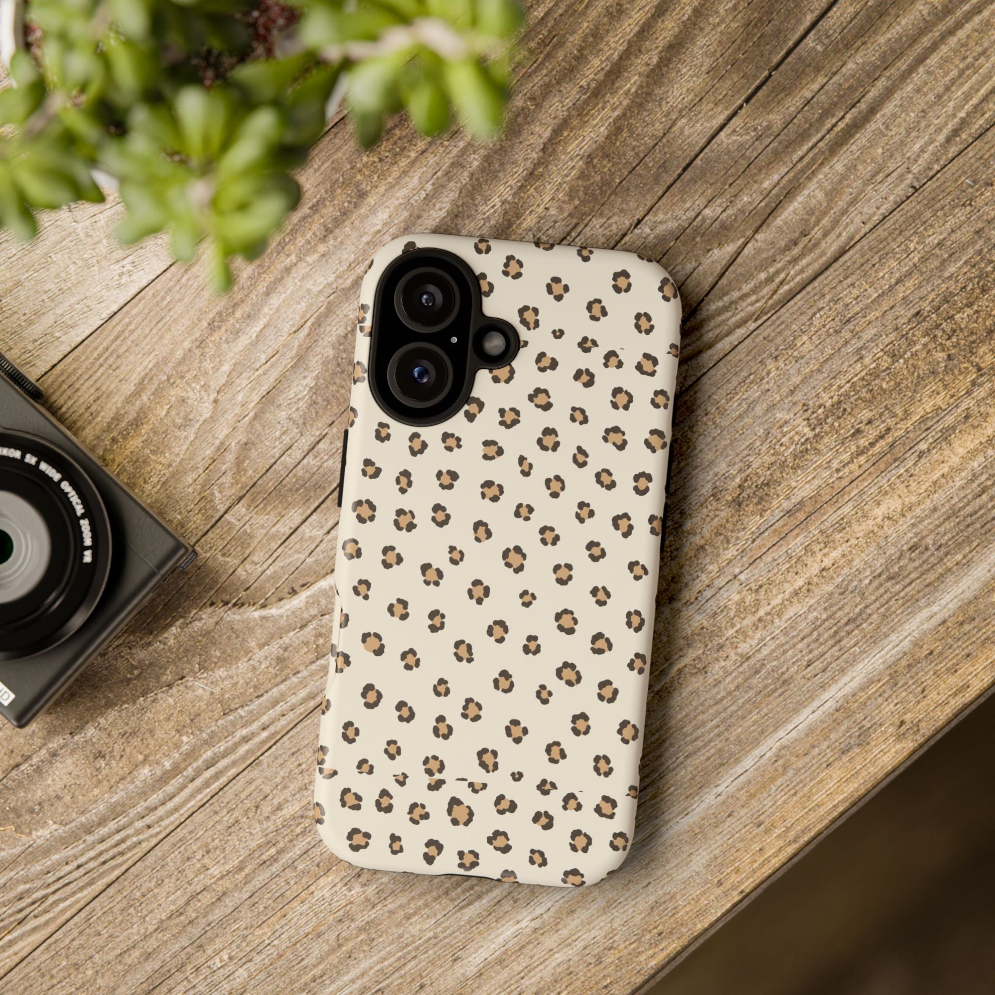 Cheetah Print Phone Case — Warm Neutral