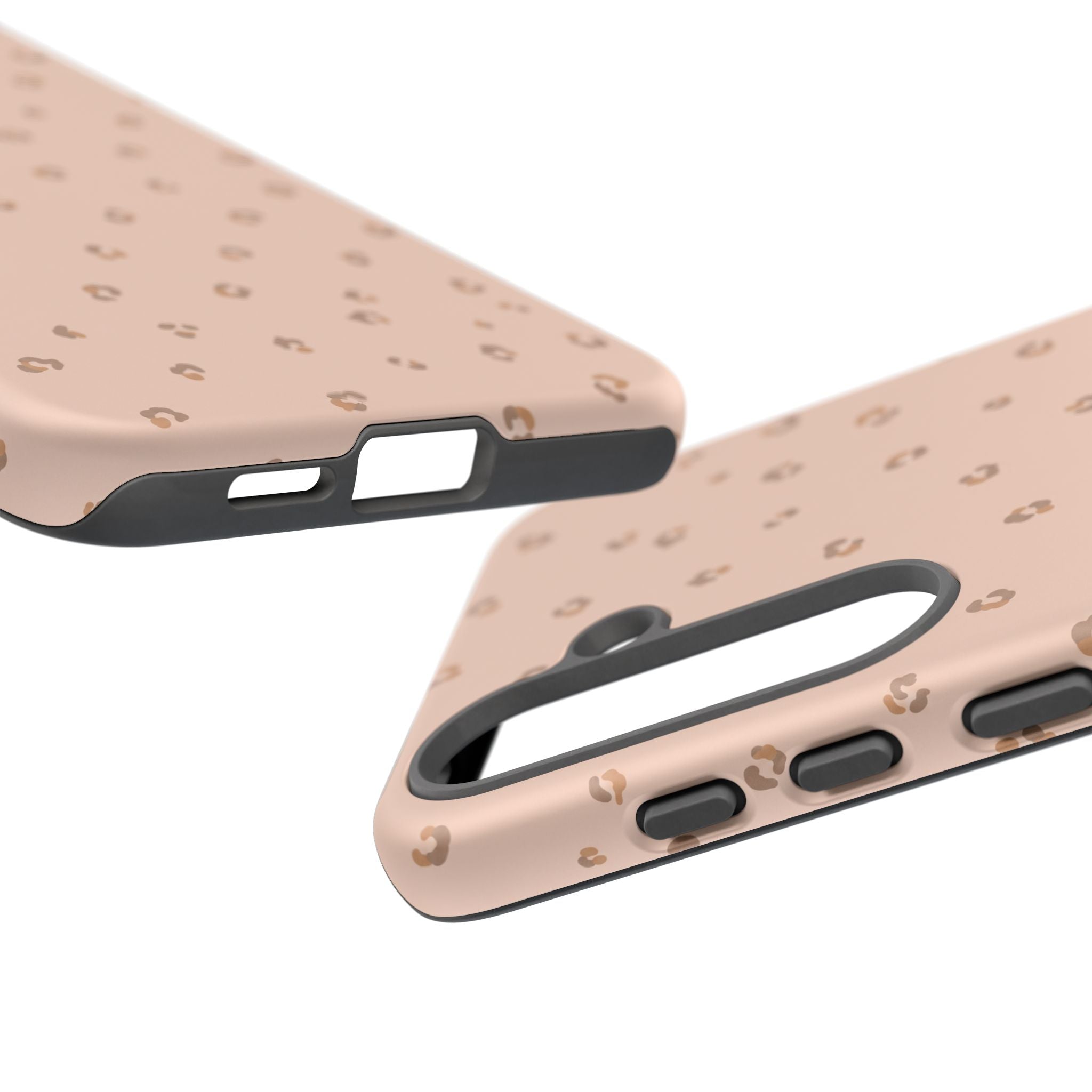 Pink Leopard Phone Case — Soft Blush