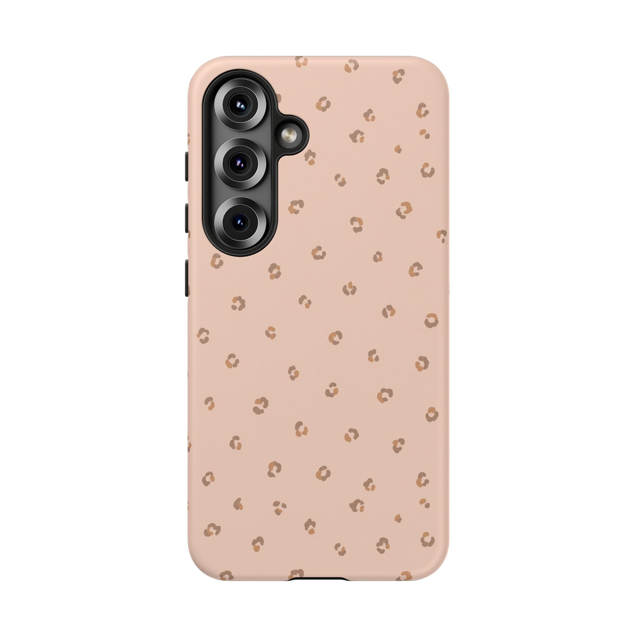 Pink Leopard Phone Case — Soft Blush
