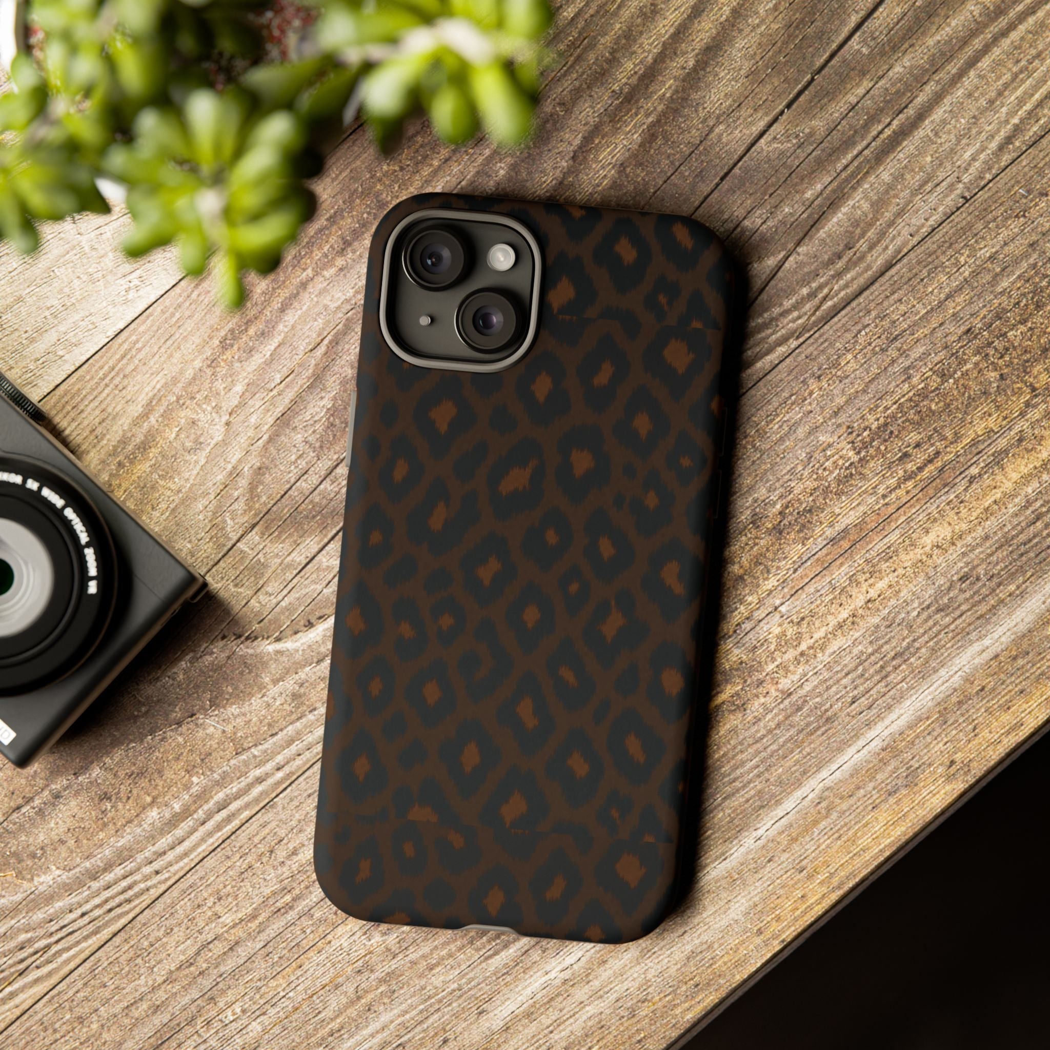 Black Leopard Phone Case — After Dark