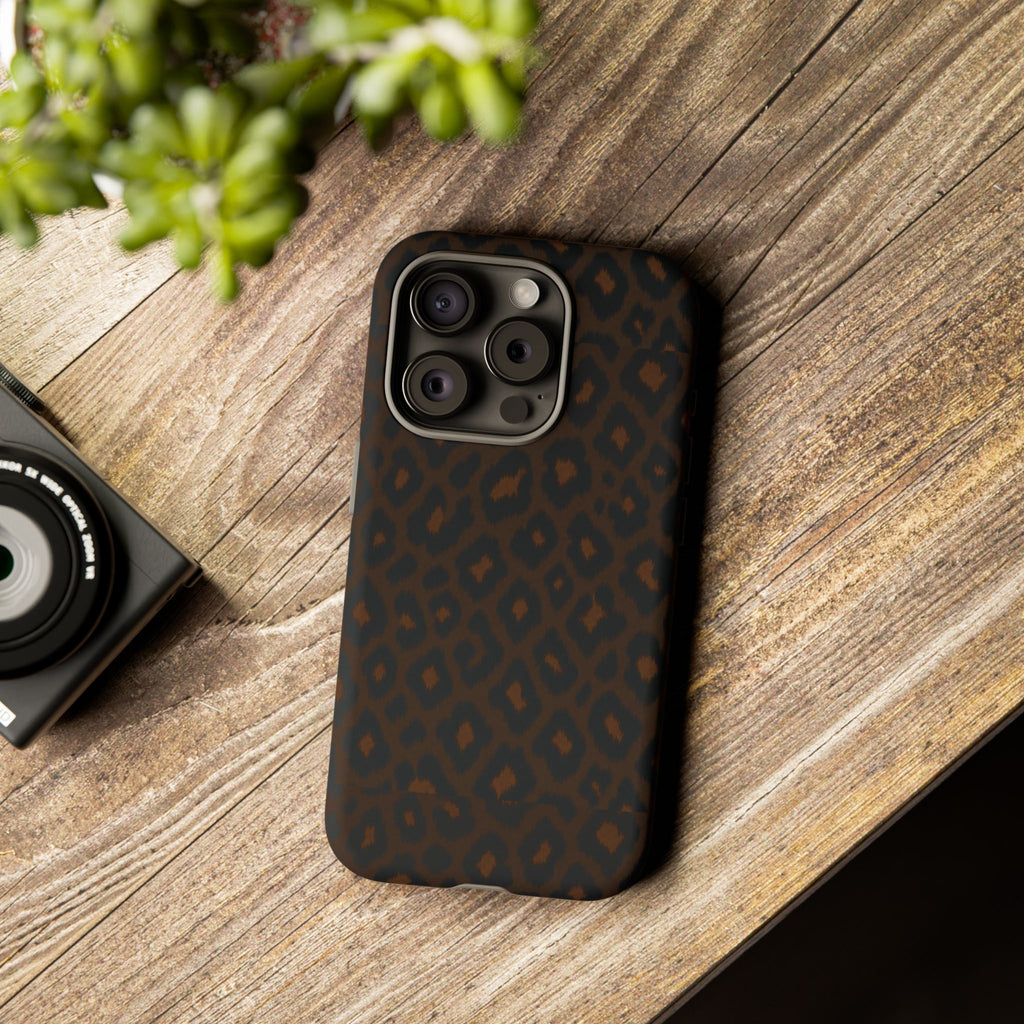 Black Leopard Phone Case — After Dark