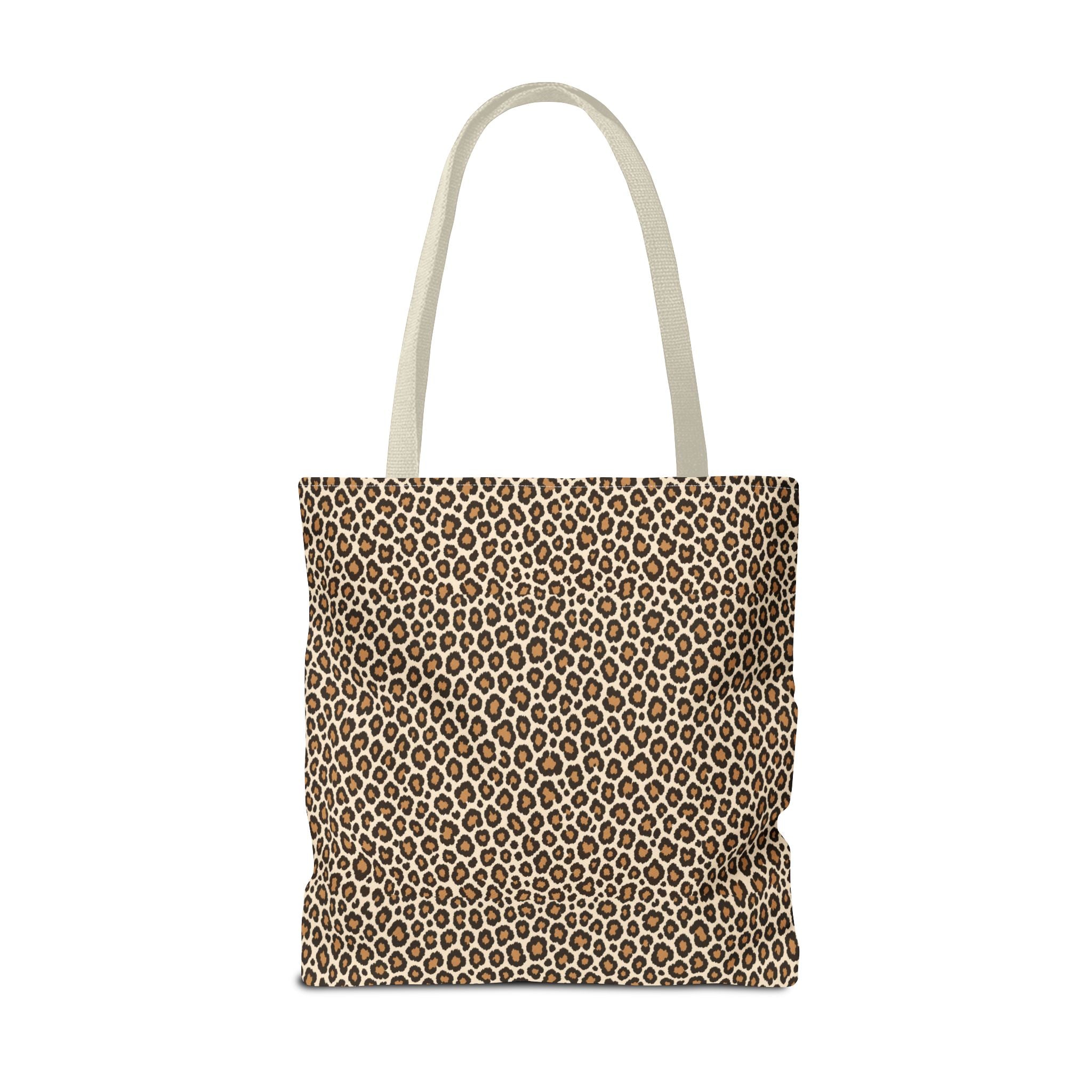Leopard Print Tote Bag — Classic Cream