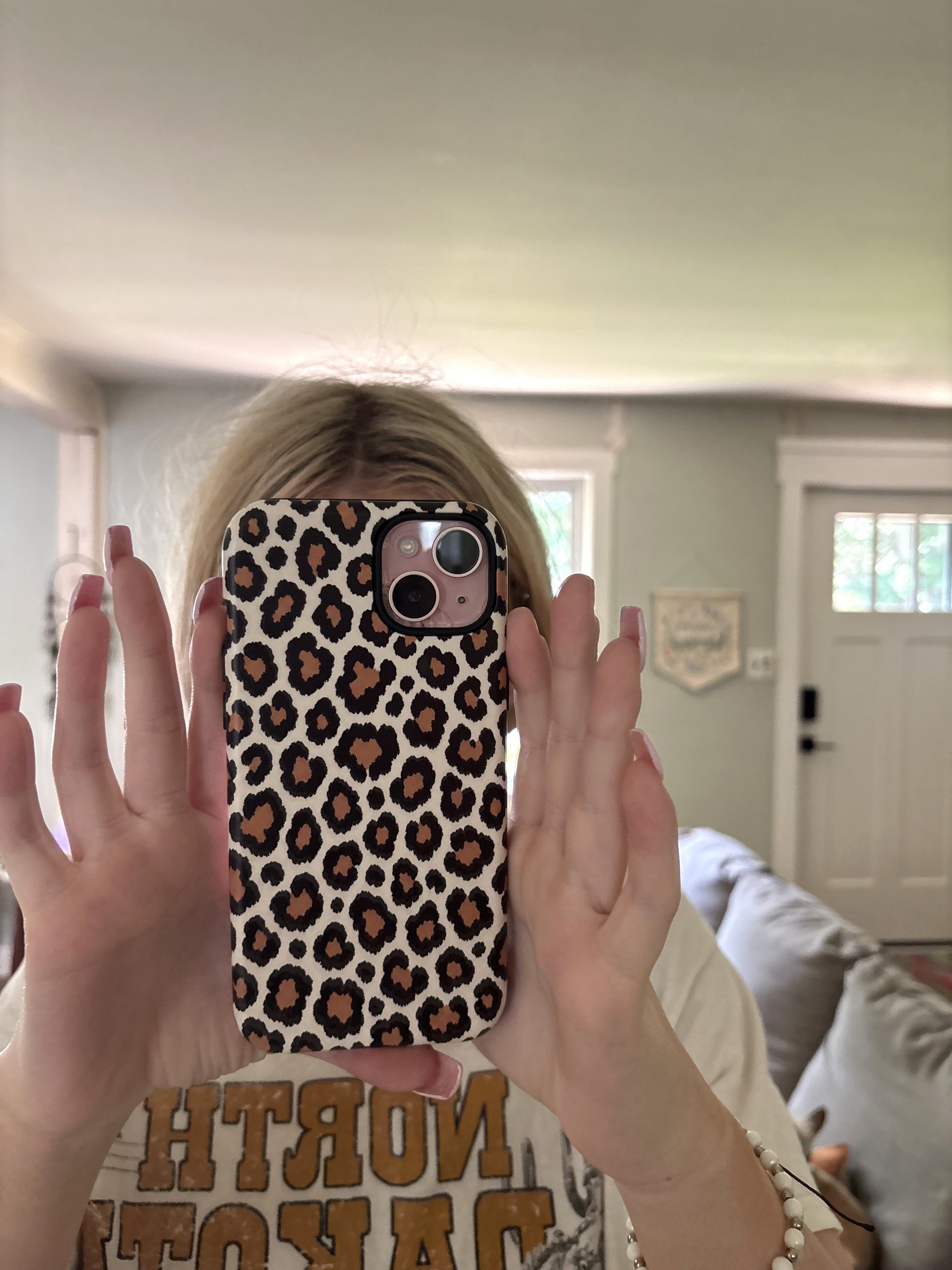 Leopard Print Phone Case - Tan Cheetah Dual Layer Tough Case for iPhone and Samsung